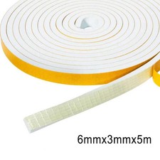 245M Rubber Seal Weather Strip Foam Sticky Tape for Door Draft Exclusion