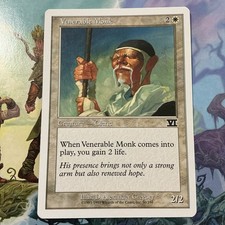 Venerable Monk - 6th Edition Core Set - Magic the Gathering MTG