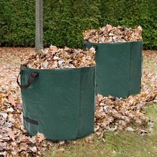 2-Pack 400L/106Gallon Lawn Garden Bags Reusable Yard Leaf Waste Bags-Storage Bag