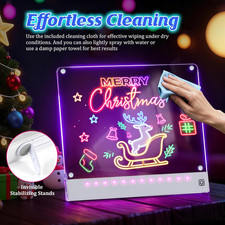 Rechargeable LED Drawing Board for Kids with Tracing Pages, Lumi Board Magnet...