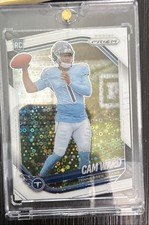 2025 Panini Prizm - Rookies Cam Ward #352 White Disco Prizm (RC)