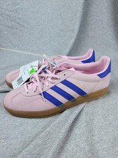 Adidas Women's 10 Gazelle Indoor Originals Clear Pink Lucid Blue JI1371