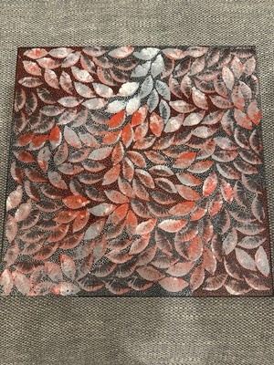 Selina Teece Powerle Aboriginal Art 2020 signiert Artitja Fine Art 46x46cm