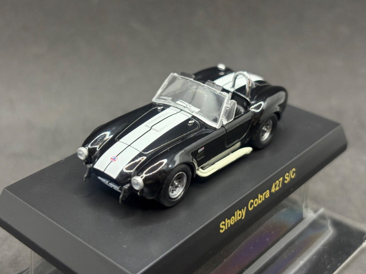 1/64 Kyosho USA Collection Shelby Cobra 427 S/C Black diecast