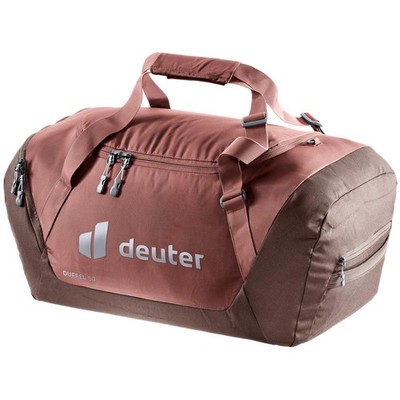 Deuter Reisetasche Duffel 50, Rot, Sporttasche mit Seitentasche, Netzinnentasche