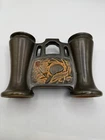 Roseville Rosecraft Panel Brown Double Bud Vase Vintage Rare