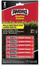 🔥 Amdro Gopher Gassers Kills Gophers Moles Rats Woodchucks Skunks 6 PACK DEALS