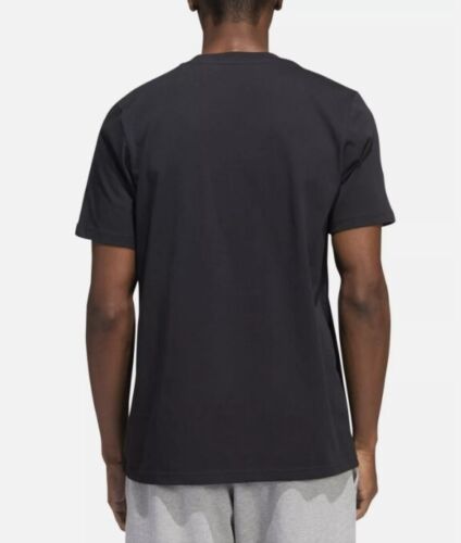 Adidas Men S Sketch Logo T-Shirt Black Size Medium SW230634 - Picture 4 of 12
