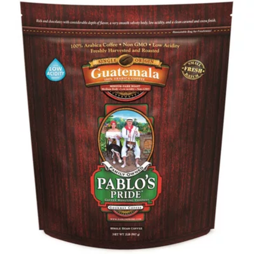 Pablo's Pride Gourmet mitteldunkler gerösteter Kaffee ganze Bohne, Guatemala, 32 Unzen - Pr - Bild 9 von 11