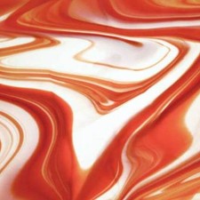 Tiffanyglass Spectrum, OA 675-5 SF, pomarańczowe białe marmurkowe, 30 x 30 cm