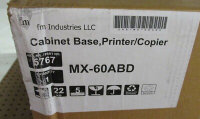 Sharp MX-60ABD Deluxe Copier Cabinet Base for Sharp Copiers