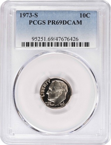 1974-S Proof Roosevelt Dime PCGS PR69DCAM | eBay