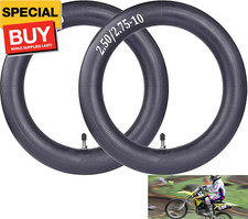 2.50-10 Dirt Bike Replacement Inner Tubes Compatible with Honda Crf50 /Xr50, Suz