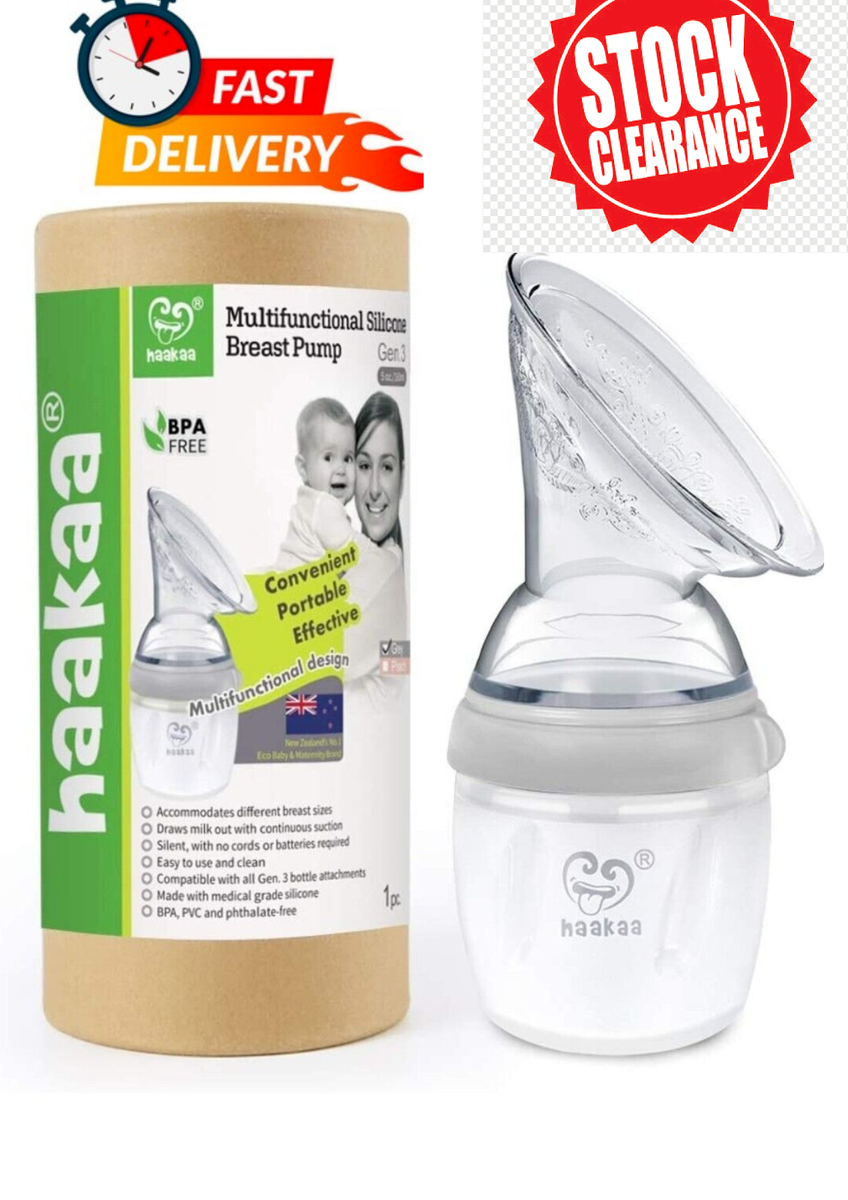 Haakaa Generation Silicone Breast Pump 160ml Grey