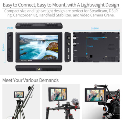 FEELWORLD FW279S 7 Inch 2200nit Daylight Viewable SDI Field