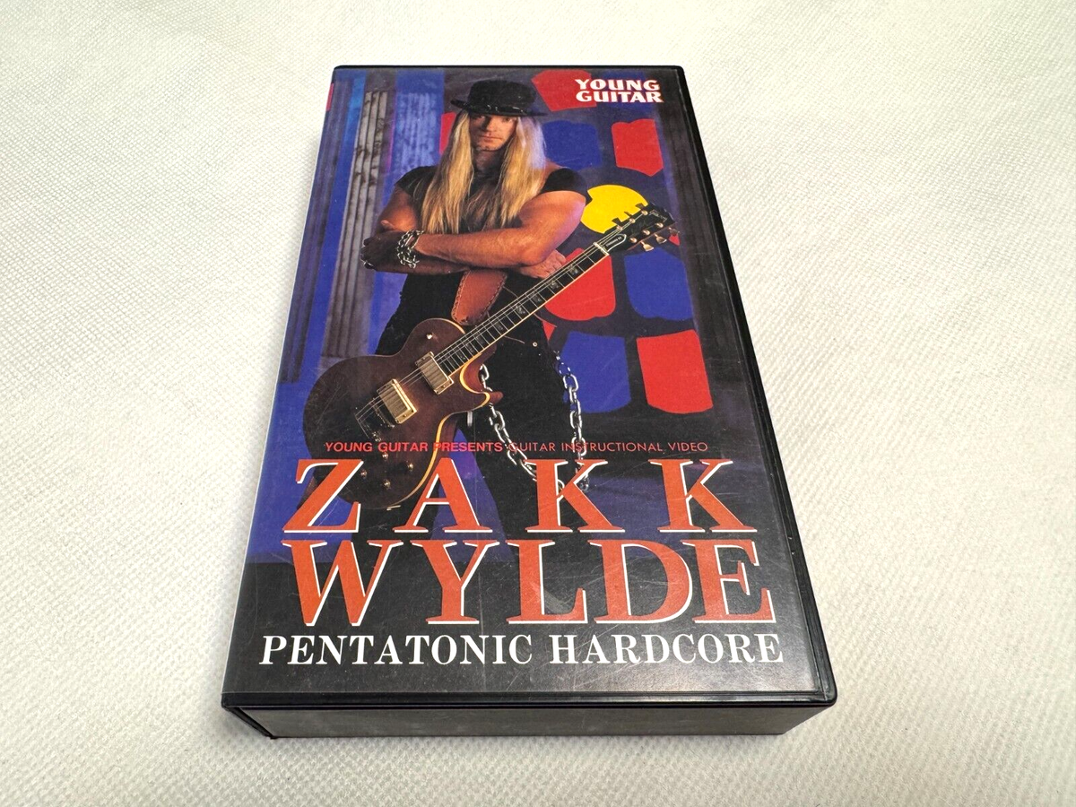 Zakk Wylde Pentatonic Hardcore Japan VHS 56min Video Tape Young