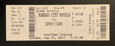 2011 Kelvin Herrera MLB Debut 2015 Royals World Series Champ Full Ticket Stub