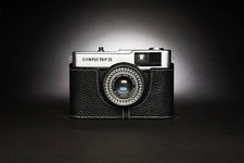 Genuine Real Leather Half Camera Case Bag Cover for Olympus Trip35 Film Camera