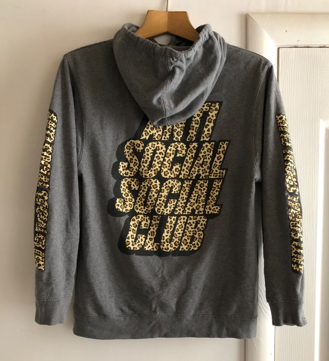 Anti Social Social Club Gray Hoodie Big Logo ASSC