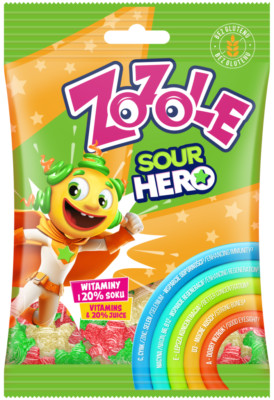 Mieszko ZOZOLE SOUR HER Jelliess with Vitamins Cherry Pineapple 75g / 2.63oz
