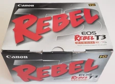 Canon EOS Rebel T3 12.2MP Digital SLR Camera - Black, Lens Kit - BRAND NEW