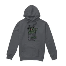 SESAME STREET OSCAR THE GROUCH Licensed Adult Hooded Sweatshirt Hoodie SM-3XL