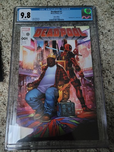 Deadpool #1 Hustle Ed Notorious B.I.G Cover CGC 9.8 (4181573001)
