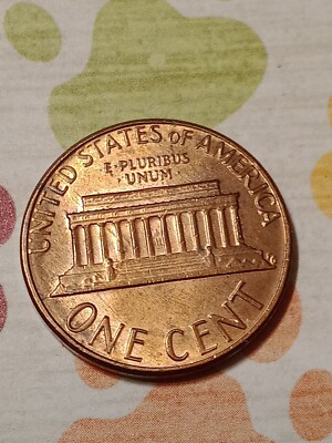 〜60s vintage PENNYS ombre check swingtop 1960 D Lincoln Memorial Penny Lamination Error, Large Over Small