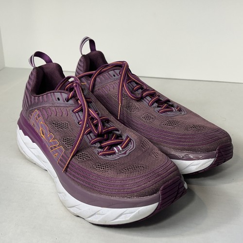 Hoka One One Women 9.5 Bondi 6 Shoes F27219l Running Sneakers 1019270 ADGJ - Picture 5 of 9