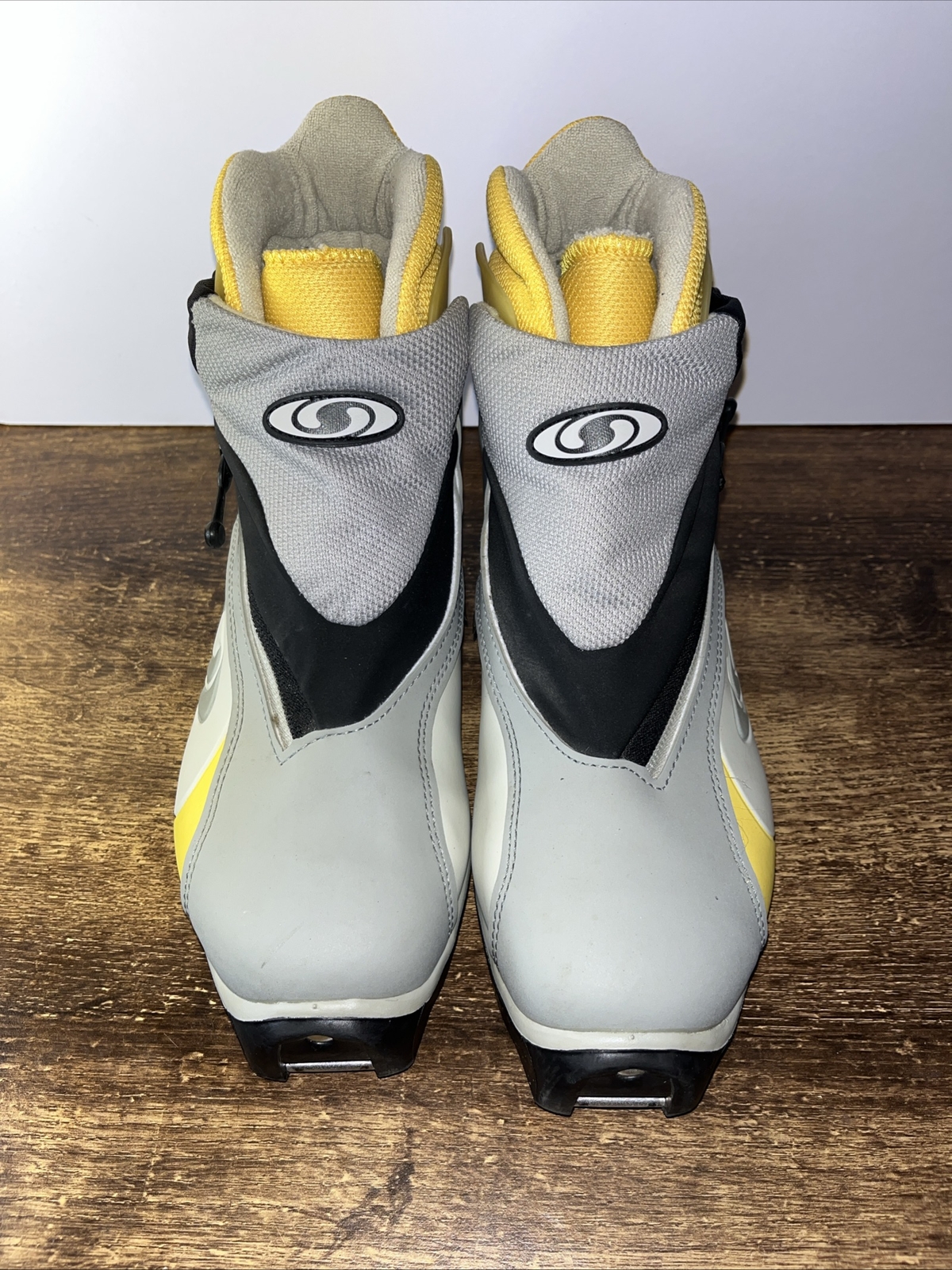 Scarponi da sci di fondo Salomon Vitane WMN 8 grigio giallo nordico SNS Profil