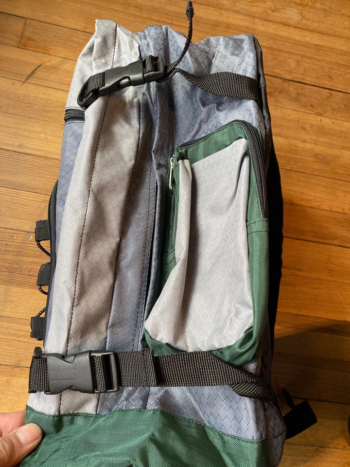 Maxam рюкзак книга сумка кемпинг/пешие прогулки/школа жесткий полиэстер день упаковка - Изображение 2 из 4