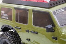 Scale Side Window Deflector Rain Guards for Axial SCX6 1/6 Crawler Jeep Wrangler