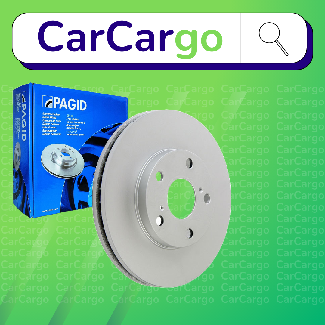 Pagid Vented Front Brake Discs Pair For Toyota Isis 2.0 VVT-i 2004-2009 275 mm