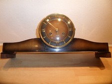 Zentra  Kaminuhr Tischuhr Büffetuhr  Schlagwerk Gong  ohne Schlüssel FHS Uhrwerk