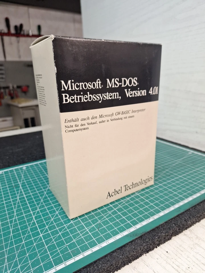 SISTEMA OPERATIVO MICROSOFT MS-DOS VERSIONE 4.01 ACBEL TECHNOLOGIES DISCO 5/25" - Immagine 3 di 4