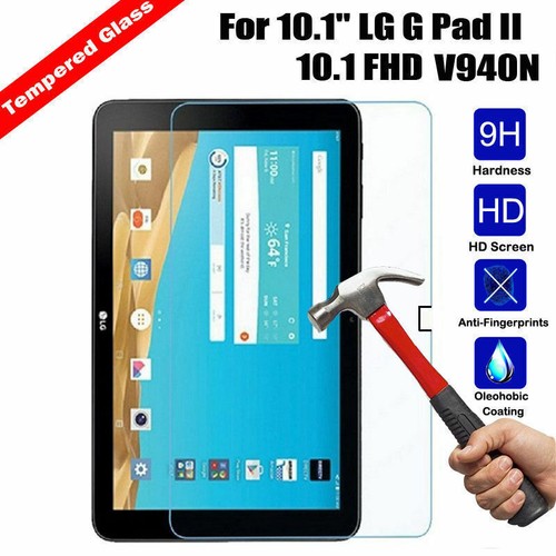 2Pcs For LG G PAD 10.1 V700 Premium Tempered Glass Film Screen Protector Guard - Picture 14 of 18