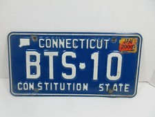 2000 CONNECTICUT CONSTITUTION BLUE LICENSE PLATE AUTO CAR TAG RETRO DECOR GARAGE