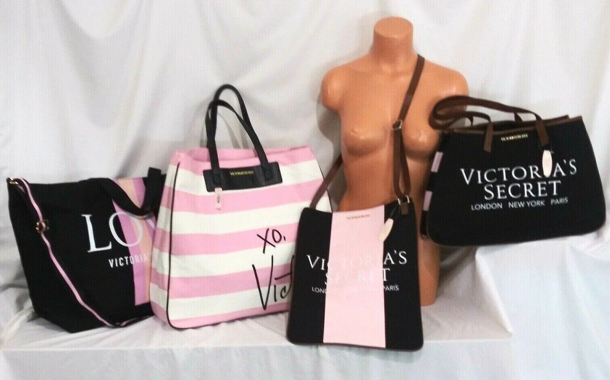 Victorias Secret TRAVEL SET OF 4 Weekender Duffel Purse Bag Tote