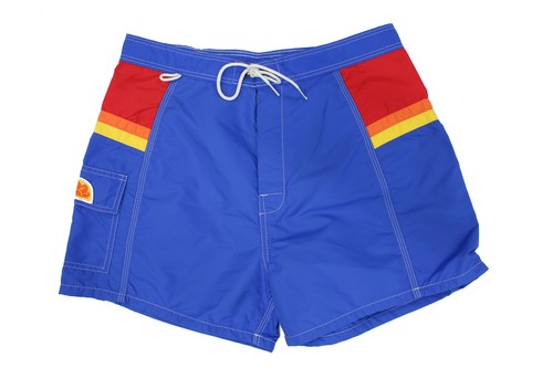 costume da uomo blu royal Sundek Vintage arcobaleno laterale short da mare  | eBay