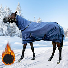 Waterproof Horse Turnout Blanket - Medium Weight Winter Blanket 220G Fill with