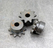 35B10HF-005 Sprocket 5/16" bore 10 Teeth RC25 RC 25 Gear Lot of Three (3)