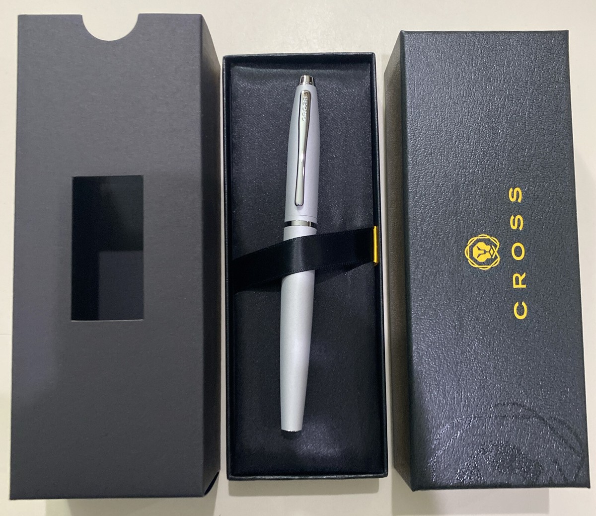 Cross Calais Rollerball Pen Satin Chrome NEW in box AT0115-16