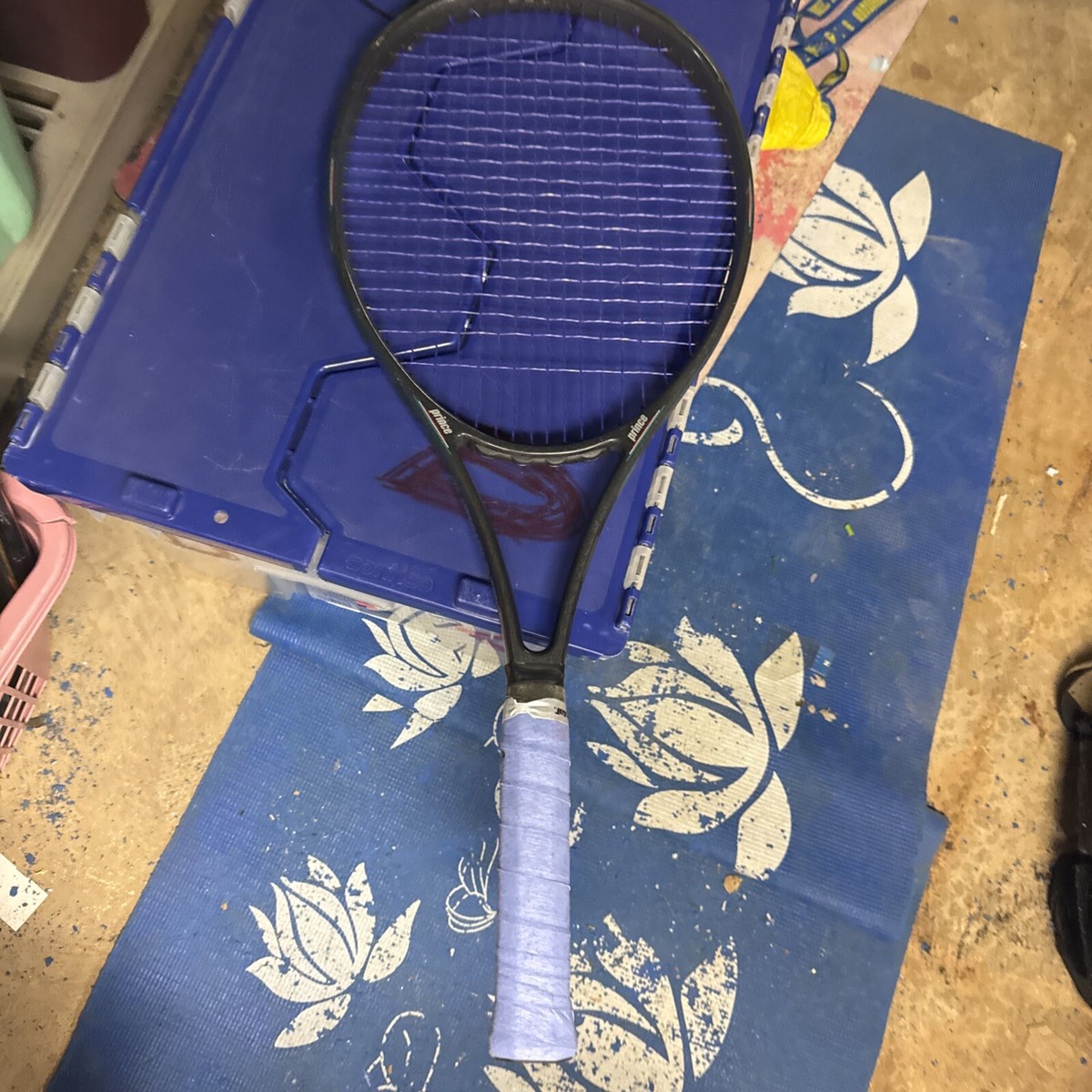 Prince CTS Approach Oversize Tennis Racquet 4 5/8 Read | eBay