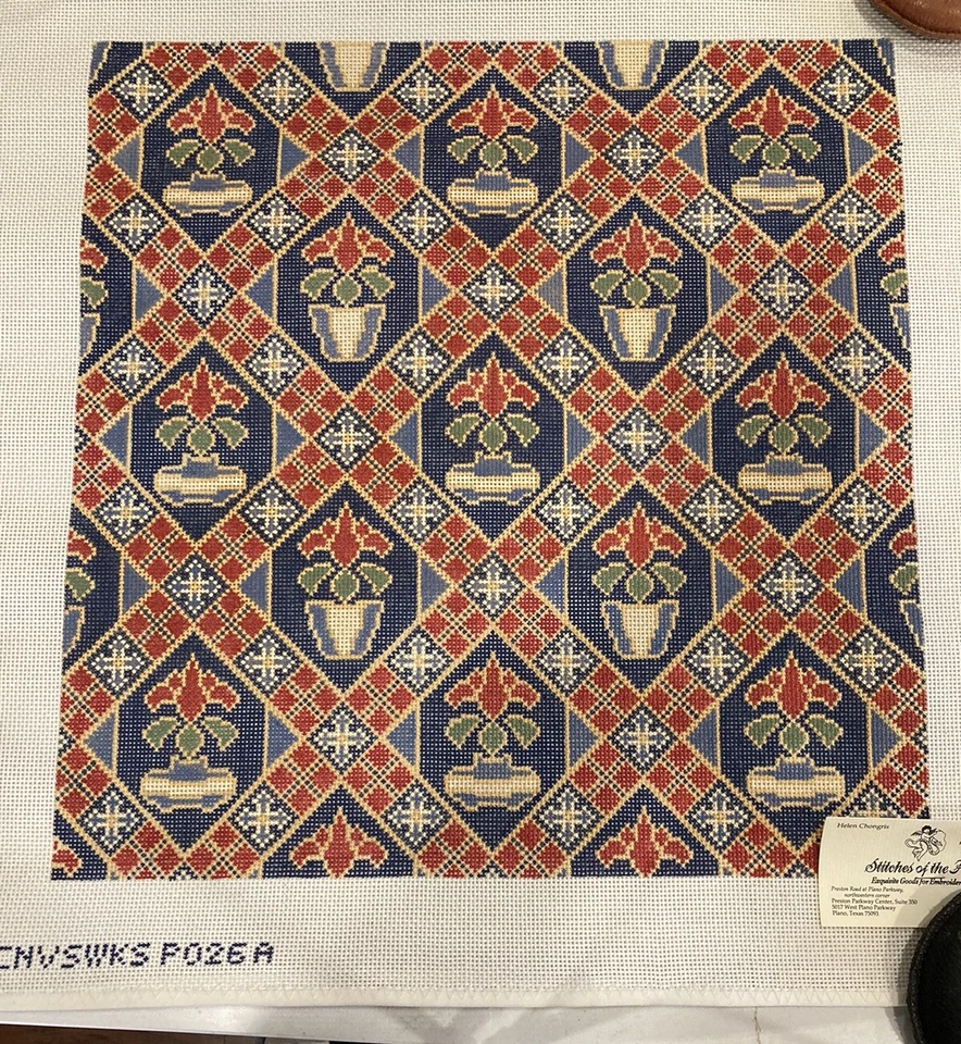 CanvasWorks Traditions Persian Windows PO26A Hand Painted Needlepoint Canvas 14 - Image 2 of 4