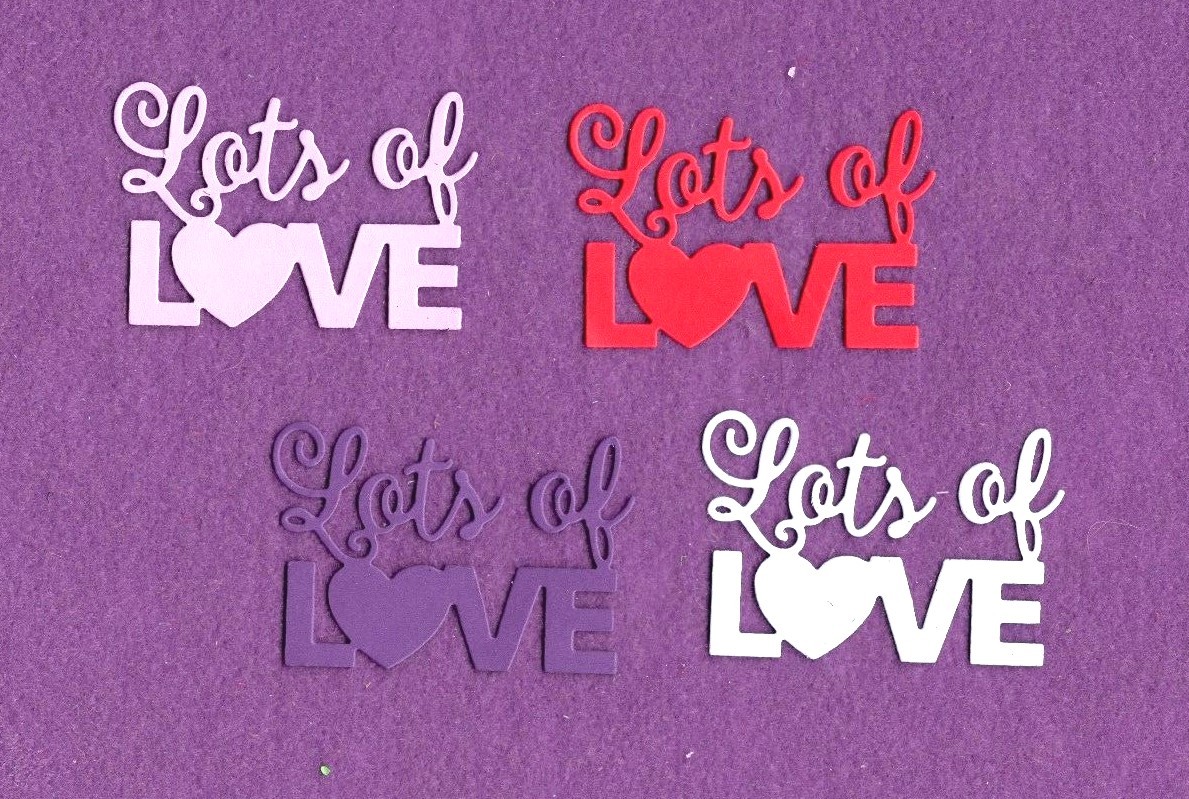 LOTS OF LOVE 2 die cuts eBay