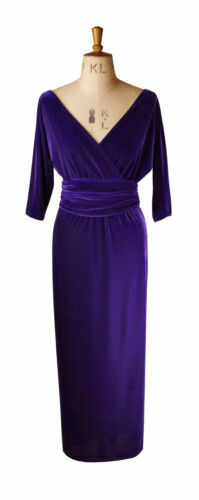 Robe Wilfred Aritzia En Velours Violet Fleuri - Taille XS Ample Occasion