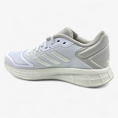 Adidas Duramo 10 Cloud White Metallic Grey Womens Athletic