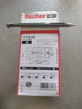 10 FISCHER M10 x 100mm MASONRY FRAME FIXING PLUG & SCREWS