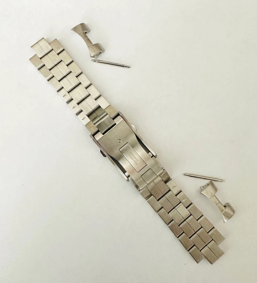 Pulseira de relógio de aço original Hamilton compatível com estojo traseiro # H705450 / H706050 - Imagem 2 de 3