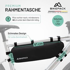 BIKEPACK Fahrradtasche Rahmen Ideale Fahrradt...